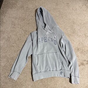 Men's Gray Hoodie with Cape Cod Design